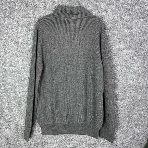 NWT $119  Nordstrom The Men Shop Sweater Mens Medium 1/4‎ Zip Pullover  WOOL - Picture 2 of 10